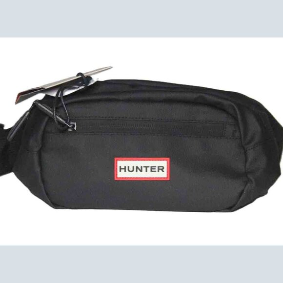 Hunter Crossbody Luggan Waist Bag Fanny Pack Black One Size - Picture 1 of 2